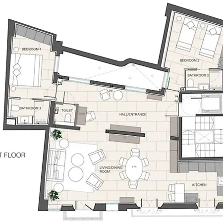 Apartament Aparttime Mit 3 Meerblick Dach-terrassen